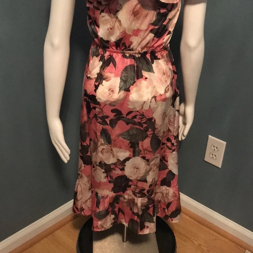 The Children’s Place Silky Pink Floral Dress NEW
